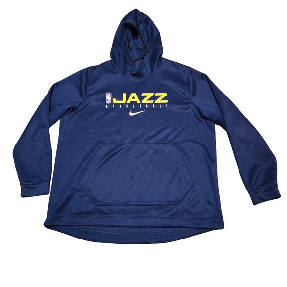 Nike Dri-Fit Utah Jazz Spotlight On Court Practice Warm-Up Hoodie Men's Size XXL - Picture 1 of 4